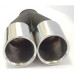 TAILPIPE TWIN SERIES 76MM S/S