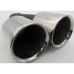TAILPIPE - 90MM OFFSET S/S TWIN