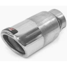 F1X TAILPIPE S/S 63MM SINGLE ANGLE EDGED