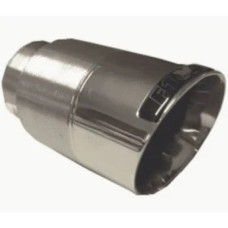 F1X TAILPIPE S/S 90MM ANGLE CUT