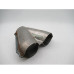 TAILPIPE Y-PIECE 57MM M/S