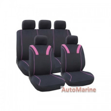 SEAT COVER- PINK ELEGANT 9PCE