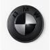 BOOT BADGE- BMW BLACK BOOT BADGE 74MM