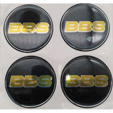 DECALS-BBS BLACK+GOLD 45MM