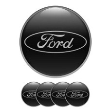 DECALS - FORD BLACK 65MM