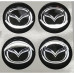 DECALS-MAZDA 45MM BLK+CHROME SET