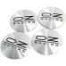 DECALS - OZ RACING SILVER 55MM