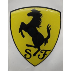 GEL BADGE-FERRARI SHIELD MED