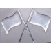 GEL BADGE - CHROME FLAG 100X60MM