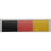 GEL STICKER - GERMAN FLAG 115X28MM