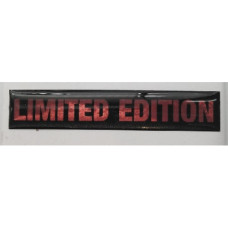 GEL STICKER-LIMITED EDTION 80X15MM RED