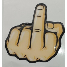 GEL STICKER - MIDDLE FINGER 60X60
