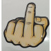 GEL STICKER - MIDDLE FINGER 60X60