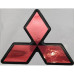 GEL BADGE-MITSU LOGO RED 125X110MM