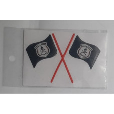 GEL BADGE-ORLANDO PIRATES FLAG