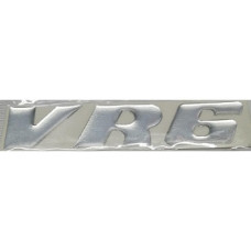 GEL BADGE-VR6 CHROME 130X25MM