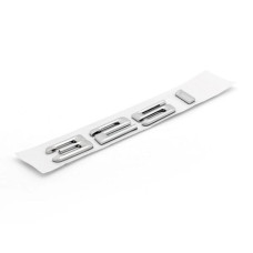 PLASTIC BADGE-325i CHROME 150MM