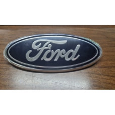 PLASTIC BADGE FORD BLUE 145MM