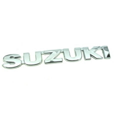 PLASTIC BADGE-SUZUKI CHROME 15CM