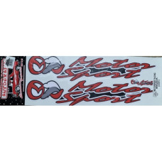 STICKER KIT-MAZDA MOTORSPORT (RED+BLK)