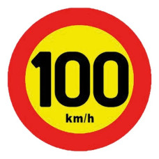 SPEED SIGN 19CM DIAGRAM