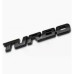STEEL BADGE - BLACK TURBO