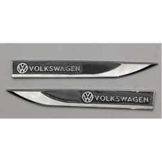 STEEL BADGE- GREY VOLKSWAGEN G7 FENDER
