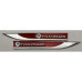 STEEL BADGE- RED VOLKSWAGEN G7 FENDER