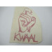 VINYL STICKER- KWAAL 8.5X15CM