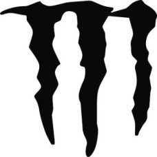 VINYL STICKER- MONSTER LOGO 250X150
