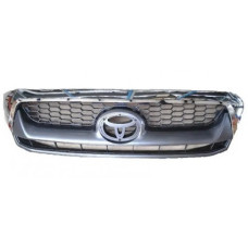 TOYOTA HILUX 09-11 GRILLE CHR/BLK