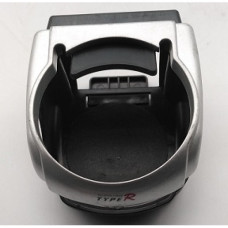 DRINK HOLDER BLACK & SILVER