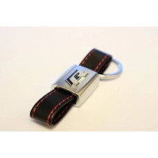 KEYRING LEATHER BLACK