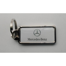 KEYRING MERC RECT+GEL S/S