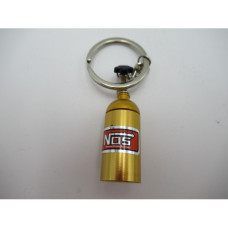 KEYRING- NOS BOTTLE GOLD