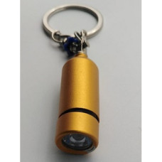 KEYRING- BOTTLE GOLD + TORCH