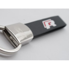KEYRING R- LINE BLACK