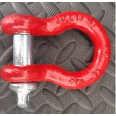 RUNVA BOW SHACKLE RED 3/4 4.7T SIL SHAFT