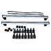 ROOF RACK WITH LOCK 120CM SILVER