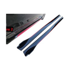 SIDE SKIRTS MAXTON BLACK+RED TYPE B