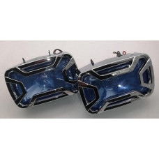FOG LAMP-SQUARE 16C9.5CM+COVER BLUE SET