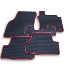 VW GOLF 5 GTI 08-CUSTOM MATS+RED OUTLINE