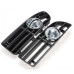 VW JETTA 4 FL BLACK/CHROME SET