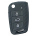 VW KEY COVER CARBON SILICONE