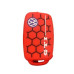 VW KEY COVER RED+BLACK GTI 3 BUTTON