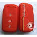VW WOLFSBURG KEY COVER RED SILICONE