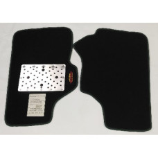 VW MICROBUS MATS GREEN+PLATE FRONT