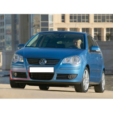VW POLO 05-09 BUMPER GRILLE RH + HOLE
