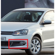 VW POLO 14-17 SDN B.GRILLE LH + HOLE CHR