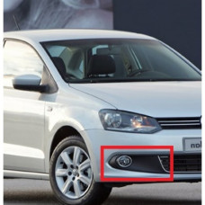 VW POLO 14-17 SDN B.GRILLE RH + HOLE CHR